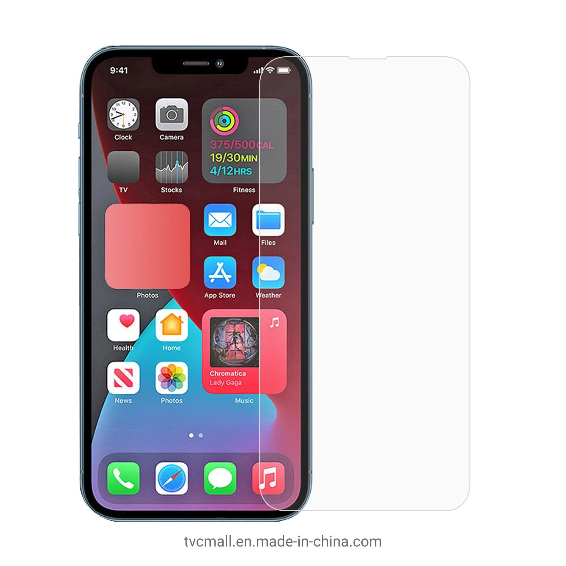 for iPhone 13 6.1 Inch/13 PRO 6.1 Inch High Transparency 0.3mm Arc Edge Tempered Glass Screen Protective Film