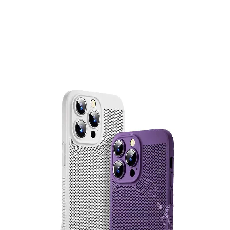for iPhone 13 iPhone 14 New Cooling Mesh Phone Case