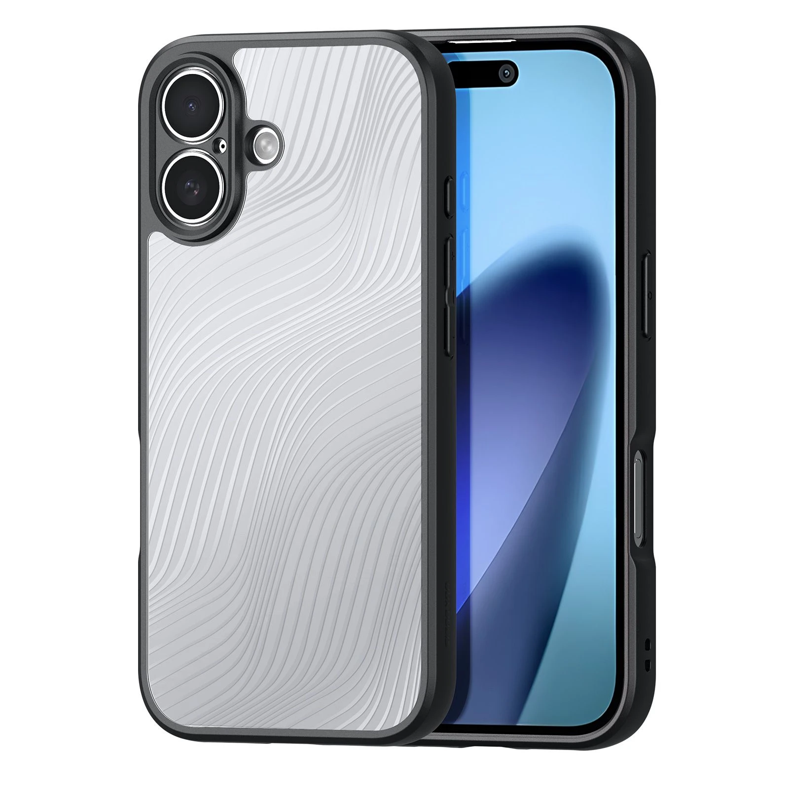for iPhone 17 Dux Ducis Aimo Series TPU+PC Matte Drop-Proof Phone Cover (REACH Certification) – Black