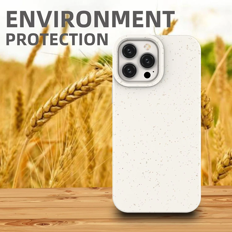 for iPhone Xs Max Biodegradable Case Anti-Fingerprint Eco-Friendly Mobile Phone Covers for iPhone X/Xs