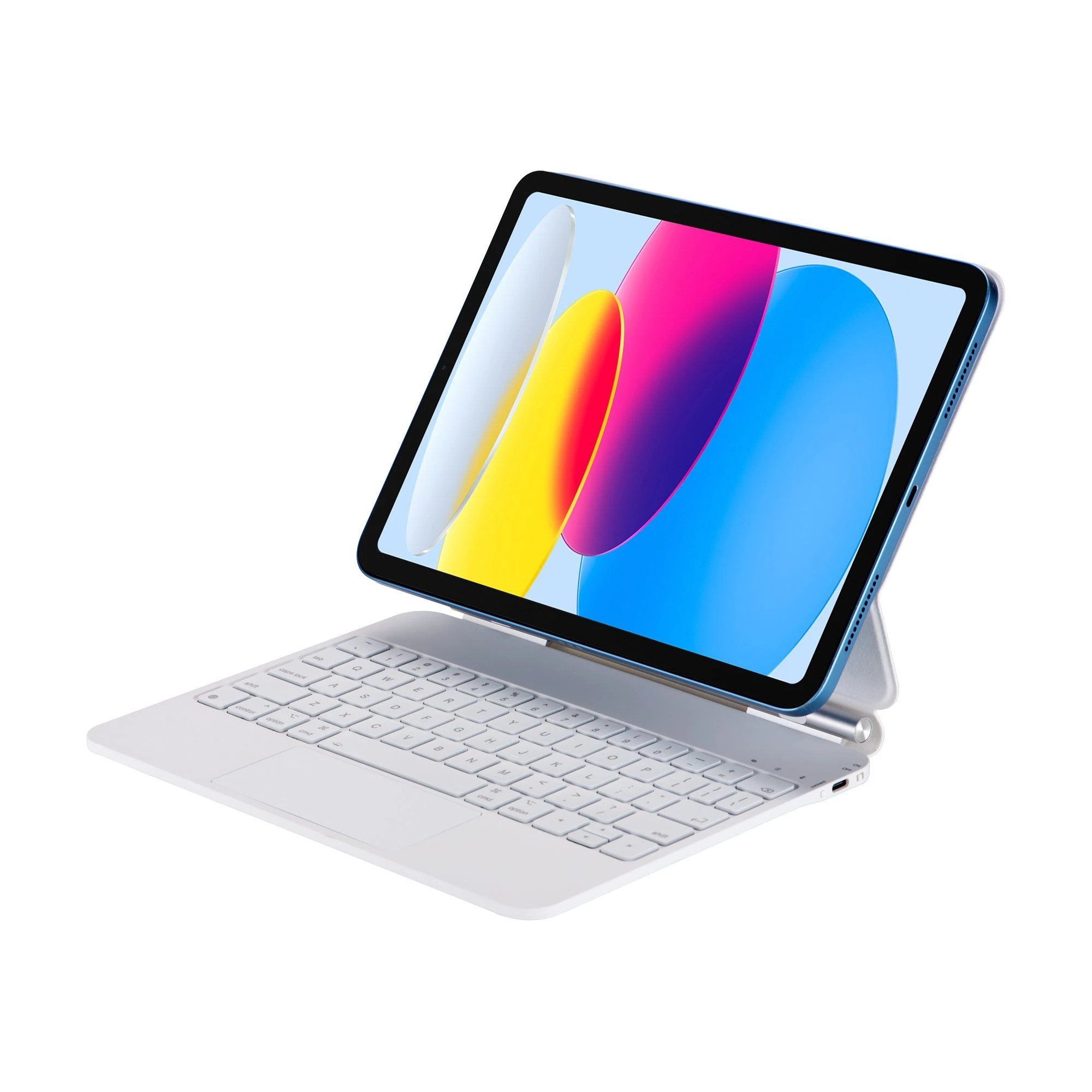iPad Keyboard Case – Magic-Style, Backlit, Floating Stand,